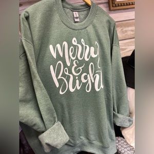 Merry & Bright Crewneck Sweatshirt